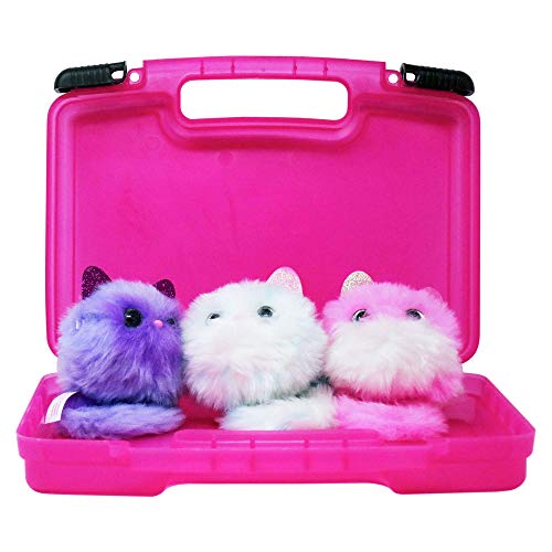 Life Made Better Sturdy Toy Storage Carrying Case, Compatible with Pomsies, Holds 3-5 Interactive Toys, Pink