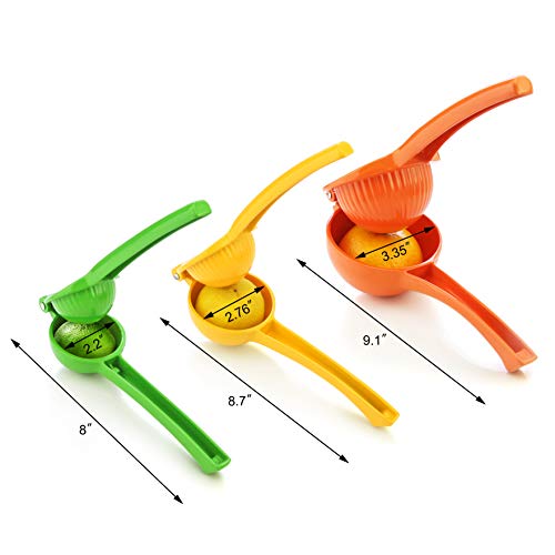 New Star Foodservice 42863 Enameled Aluminum Orange Squeezer, Orange #TOP2