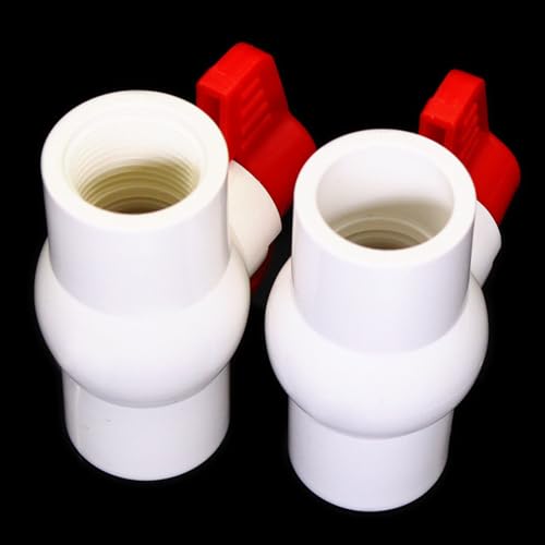 Vannes d'arrêt d'eau PVC 5,1 cm lot de 5 pour évacuation eaux usées - 6