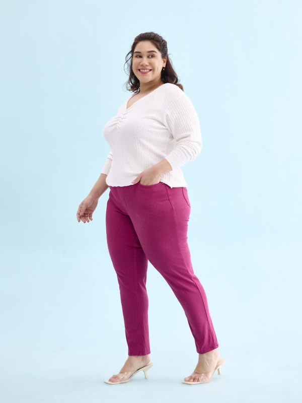 Image of GO COLORS Women Mid Rise Premium Straight Jeans