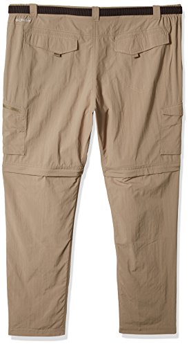 Image of Columbia Men's Big and Tall Silver Ridge Convertible Pants, Sage, 52x28