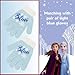 Disney Girls' Winter Earmuffs and Kids Set, Frozen 2 Ear Warmers Ages, Light Blue, Gloves-Age 4-7