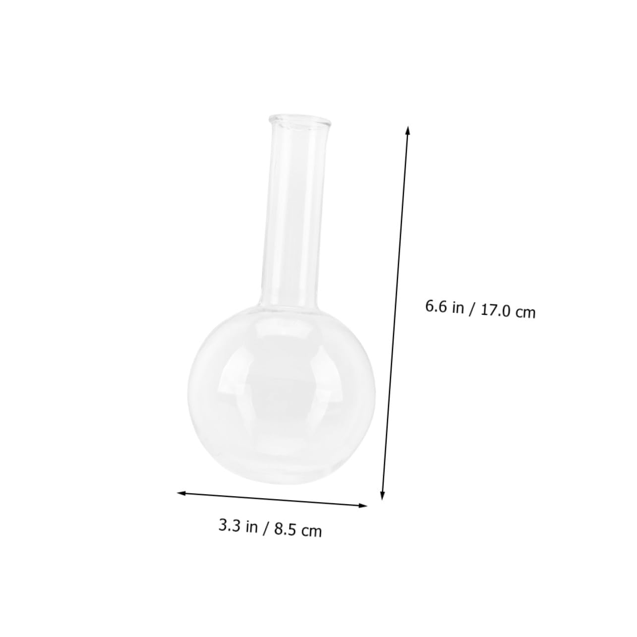 3 Stück-pack Transparenter Wissenschaftskolben aus Glas mit 250 Ml Volumen Flachem Boden und Gleichmäßiger Erwärmung für Labor und Wissenschaftliche Experimente
