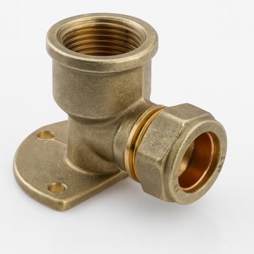 15 x 1/2 Heavy doccia soffione doccia piastra a gomito – ottone