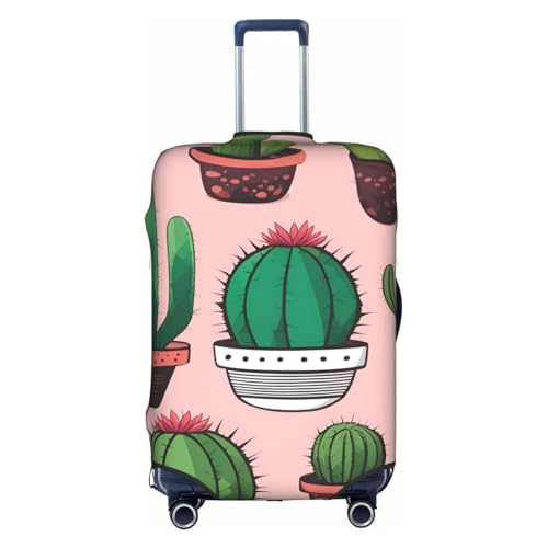 Cute Cactus 1 print Anti-scratch Luggage Cover, Luggage Protective Case, Washable Luggage Cover
