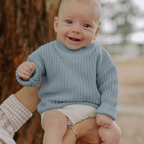 Pull enfant laine qualité supérieure haut de gamme bleu - 2