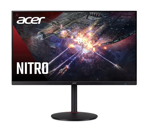 Image of acer Nitro XV322QU Pbmiipprzx 31.5 inch WQHD 2560 x 1440 IPS Gaming Monitor | AMD FreeSync Premium | Up to 165Hz | 1ms (VRB) | DisplayHDR400 | 99% sRGB | 2 x Display Port 1.4 & 2 x HDMI 2.0