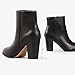 DREAM PAIRS Women's Ankle Boots Chunky Block Heel Booties,Size 8.5,Black/Pu,ANITA