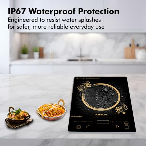 Image of Havells Cook Pro TC-20| Up to 9 Cooking Modes| Digital Display for Time & Power| Precision control with a single glide| 1 Year Door Step Warranty By Havells