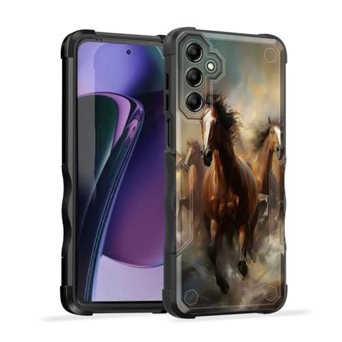 Coque Samsung S24 Plus antichoc idéale pour vos randonnées avec son motif de cheval au galop