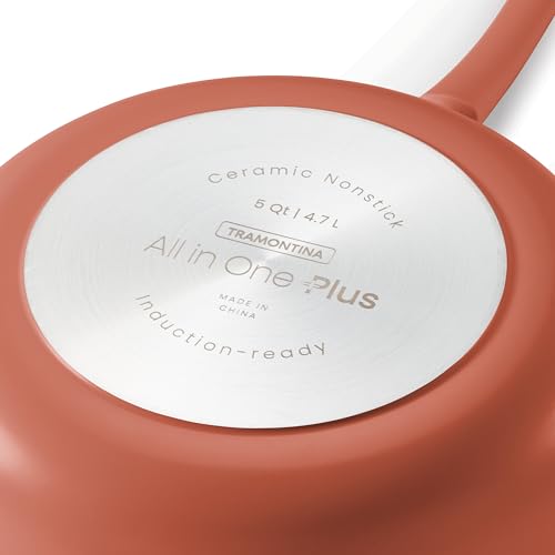 Image of Tramontina Vue All-in-One Plus Pan Set, 5-Qt Ceramic Non Stick Cooking Pan