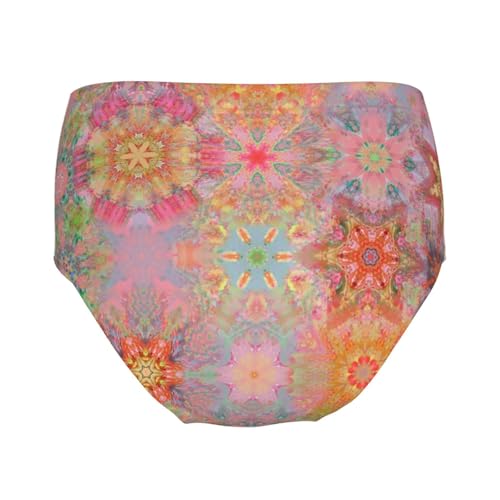 Colorful Mandala Girls' Underwear Soft Cotton Little Girls Panties Comfort Briefs2