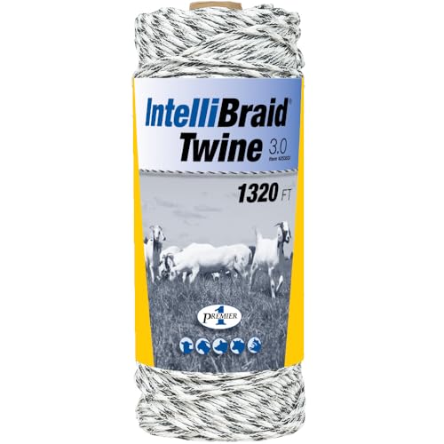 Premier 1 IntelliBraid® Twine PE 3.0, 1320 ft | 3mm (9 Gauge/0.12") Dia | 2 Tinned Copper + 4 Stainless Steel Filaments for Superior Conductivity