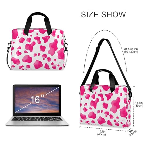 Funda para portátil ALAZA 13-15.6 pulgadas rosa con manchas miniatura 4