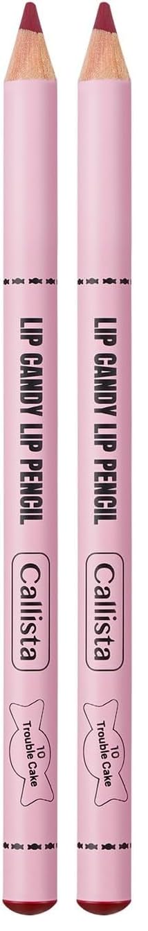Callista Lip Candy Dudak Kalemi 10 Trouble Cake, Kırmızı 2li paket