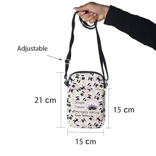 MNIGIU JJK Anime Inspired Gift JJK Anime Crossbody Bag for Japanese Anime Lover2