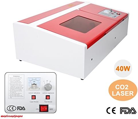 40W CO2 Laser Engraving Cutting Machine Engraver Cutter with USB Port