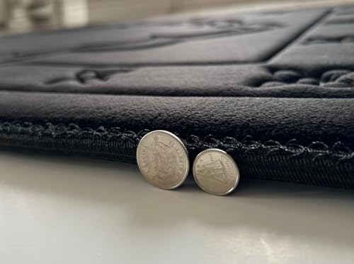 Islamika-Orthopedic-Prayer-Rug-Memory-Foam-Muslim-Prayer-mat-Padded-Very-Thick-Prayer-Rug-Sajadah-for-Men-Women-for-Eid-Travel-Ramadan-Soft-and-Luxury-Black-Black