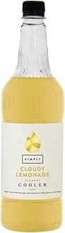 Simply Cloudy Lemonade Cooler, Suitable for Vegans, Beverage Syrup for Cocktails, Mocktails & Lemonades (1 Litre)