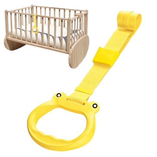 qixeuoa Anillos de levantamiento de bebé – Soporte para parque de pie, agarre ergonómico para practicar equilibrio, ejercicio de equilibrio para niñas