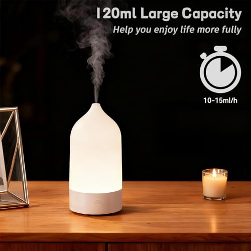 Difusor aromático eléctrico de 120 ml con luz LED miniatura 4