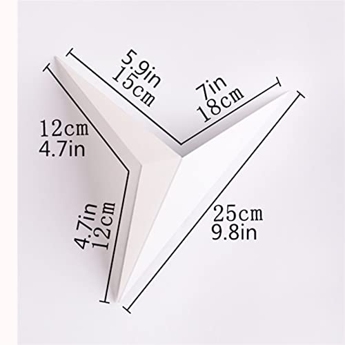 Lámpara de pared LED con iluminación eficiente y geometría triangular de estilo nórdico 3