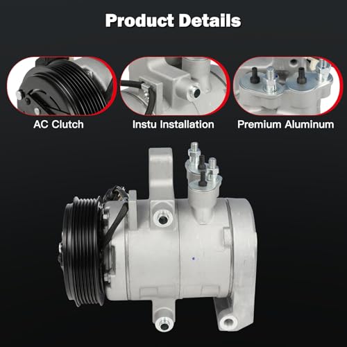 Image of CCIYU AC Compressor w /Clutch for Ford Lobo 5.0L 2011-2017