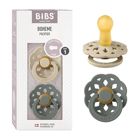 BIBS Boheme Pacifiers 0-6 Months Cover