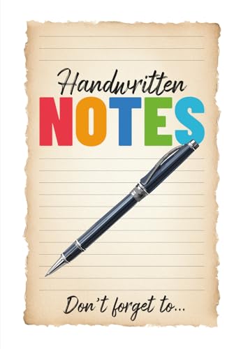 HANDWRITTEN NOTES.: Don't forget to... 120 page lined pad...