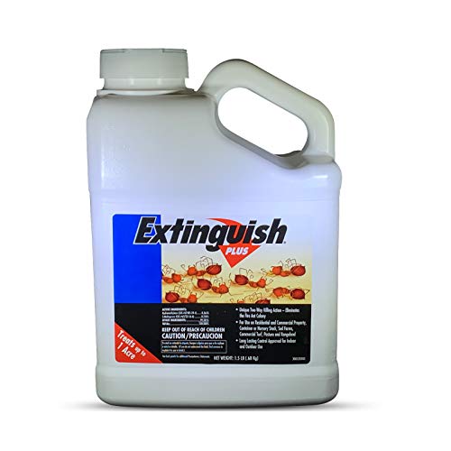 Centaurus AZ Extinguish Plus Fire Ant Bait Fast Acting and Long Lasting Prevention Eliminates Colonies Kills The Queen and Workers Ants Quick Knockdown Plus Chemical Resistant Gloves, 1.5 LB