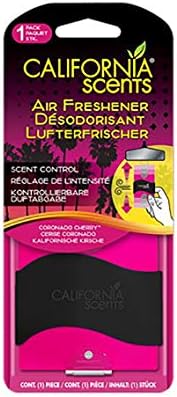 California Car Scents E301639500 odświeżacz powietrza Coronado Cherry Slider różowy, 1 sztuka