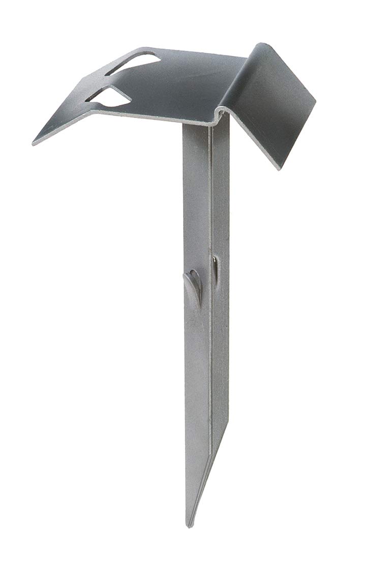 Alberts 210854 Gate stop | for driving in or setting in concrete | hot-dip galvanised | 125 x 47 mm