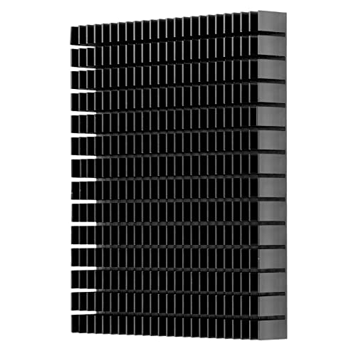 Disipador de Calor de Aluminio 150 X 120 20 Mm Módulo Disipador de Calor Enfriador Aleta Placa del Radiador Alta Potencia Grande para PCB LED Placa Base Enfriamiento GPU Placa