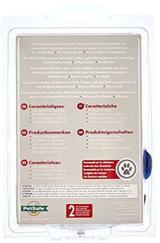Harnais pour chat Easy Walk PetSafe avec laisse bleu taille S