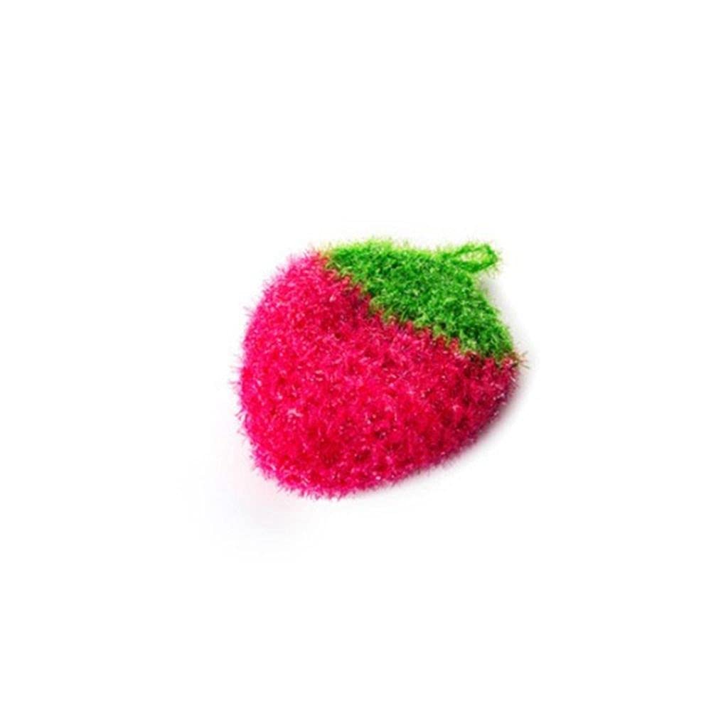 Non-Scratch Scrub Rag Cleaning Scrub Cloth Multipurpose Scratch Free Dish Cloth for Washing Dishes and Cleaning Kitchen Rose