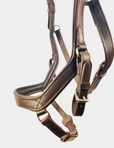 Bello-Equine Pressure Relief Comfort Ergonomic Horse Bridle Havana Brown | Ergonomic | Comfortable | Durable (Bridle, Full/Horse)