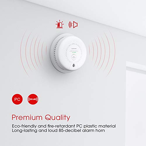 X-Sense 10-Year Battery (Not Hardwired) Combination Smoke And Carbon Monoxide Detector Alarm, Dual Sensor Smoke Co Alarm Complies With Ul 217 & Ul 2034 Standards, Auto-Check, Sc03 #TOP7