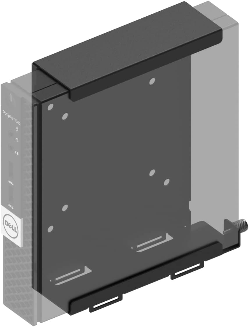 JINGCHENGMEI 2 Pcs of Wall Mount Compatible with Dell OptiPlex Micro Form Factor Case, Fits MFF 7070, 7060, 7050, 5070, 5060, 5050, 3040, 3046, 3050, 3060, 3070 and More (2)