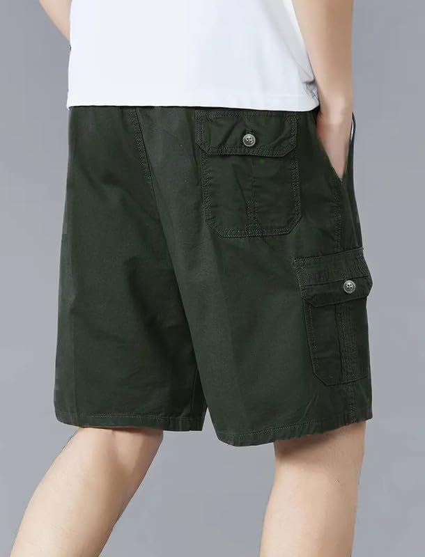 Image of Amazon Brand - INKAST Men Casual Cotton Shorts with Multiple Pockets Comfortable Breathable Fabric Stylish & Durable Design