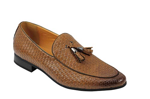 XPOSED London - Mocasines para Hombre, Color Marrón, Talla 42.5
