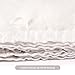 MAOFENG 2 Yards Natural Goose Feathers Trim Sewing Fringe Fashion Dress Sewing 6-8inch for DIY Handicrafts Costumes Decoration,White