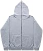 Sudadera con capucha para hombre, con cremallera, holgada, con bolsillo canguro 2