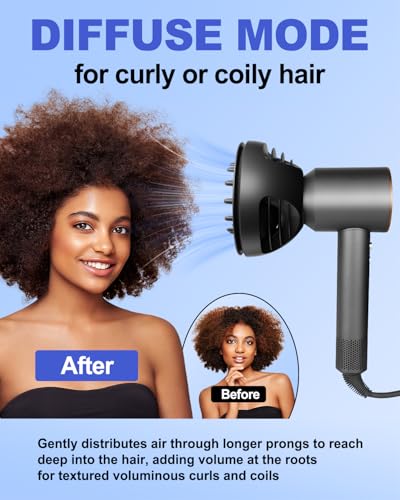 YTCHYYSK New Wave+Bico difusor de cachos para secador de cabelo supersônico Dyson HD01 HD02 HD03 HD0