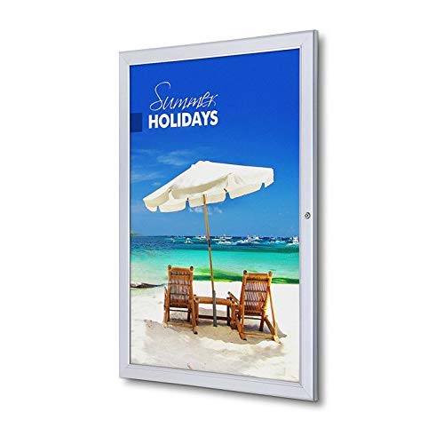 Lockable Showcase Poster Frame A1 plakatschaukasten Aluminum Weather-Proof