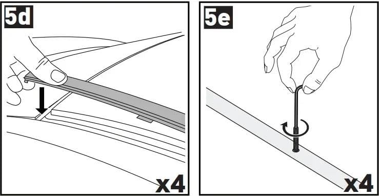 Barras de techo para Mazda CX-3 y CX-30 SUV portaequipajes de aluminio con bloqueo 6