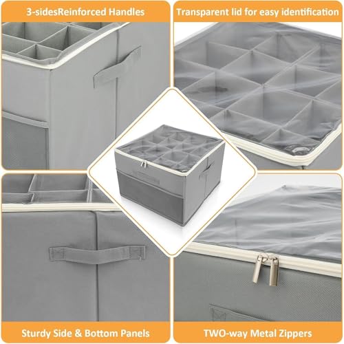 Rangement chaussures pour dressing avec housse transparente et cubes modulables - 8