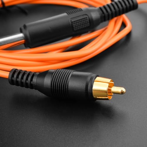 Câble cordon alimentation tatouage RCA orange silicone machine rotative pen - 6