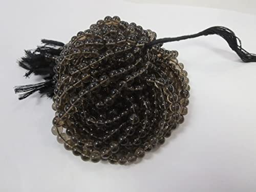 Quartz fumé de qualité supérieure perles rondes 8 mm pour haute joaillerie