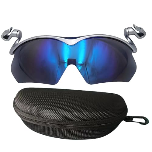 Nuyhadds Gafas de sol con clip para mujer, gafas de sol con clip, gafas de sol multiusos, gafas de sol UV SCZ, gafas de sol polarizadas estables, gafas de sol para bicicleta para mujer y, Silver