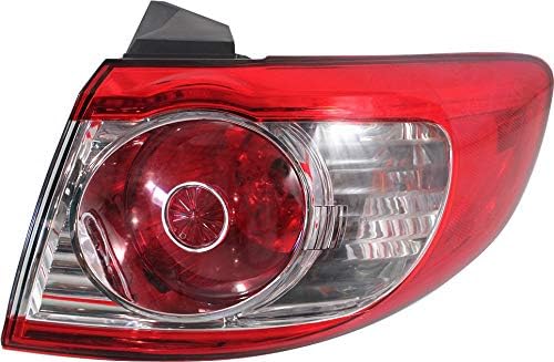 Passenger Side, Outer Tail Light Compatible with 2010-2012 Hyundai Santa Fe - HY2805117